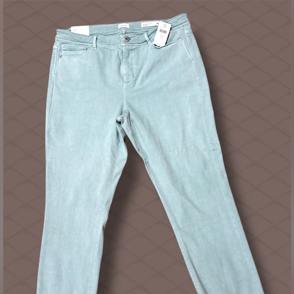 NWT J. Jill Seafoam Authentic fit ankle Pants - Picture 5 of 5